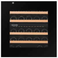 Винный шкаф  Dunavox DXB-26.69DB.TO открытие нажатием, в колонну